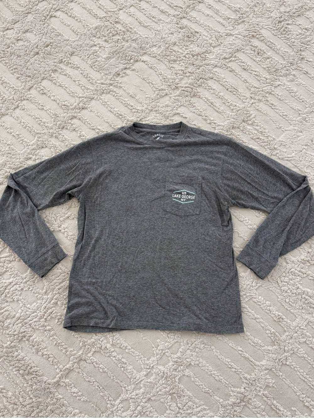 Lake George Bolton Landing NY Long Sleeve Pocket Tee